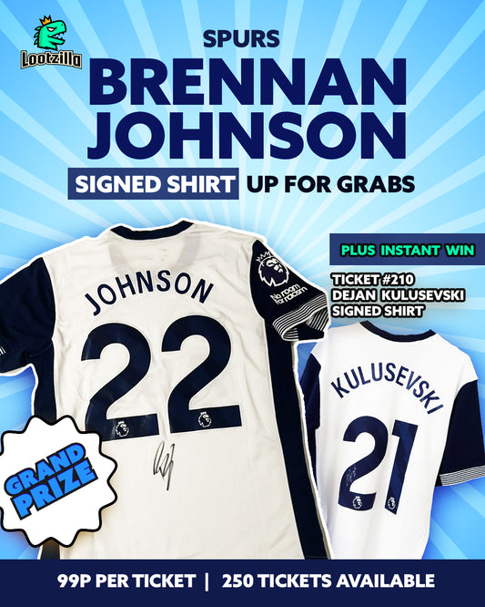 Signed Brennan Johnson Spurs Shirt
