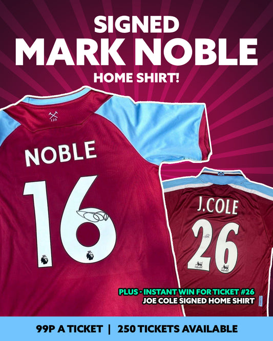 Win a Signed Mark Noble West Ham Shirt